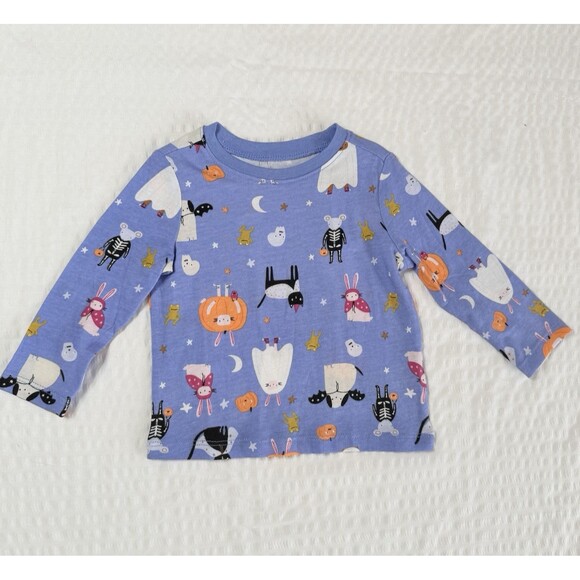 Old Navy Other - Old Navy Halloween Ghost Costume Baby Toddler T-Shirt  Long Sleeve purple NWT